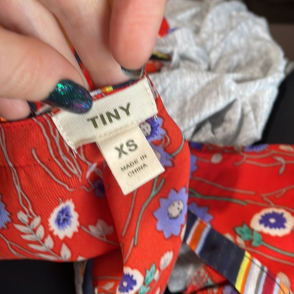 Anthropologie Tiny Brand Tunic Length Split Neck … - image 7